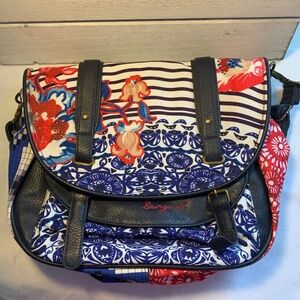 Desigual Patchwork Shoulder / Crossbody Bag – Colorful Style